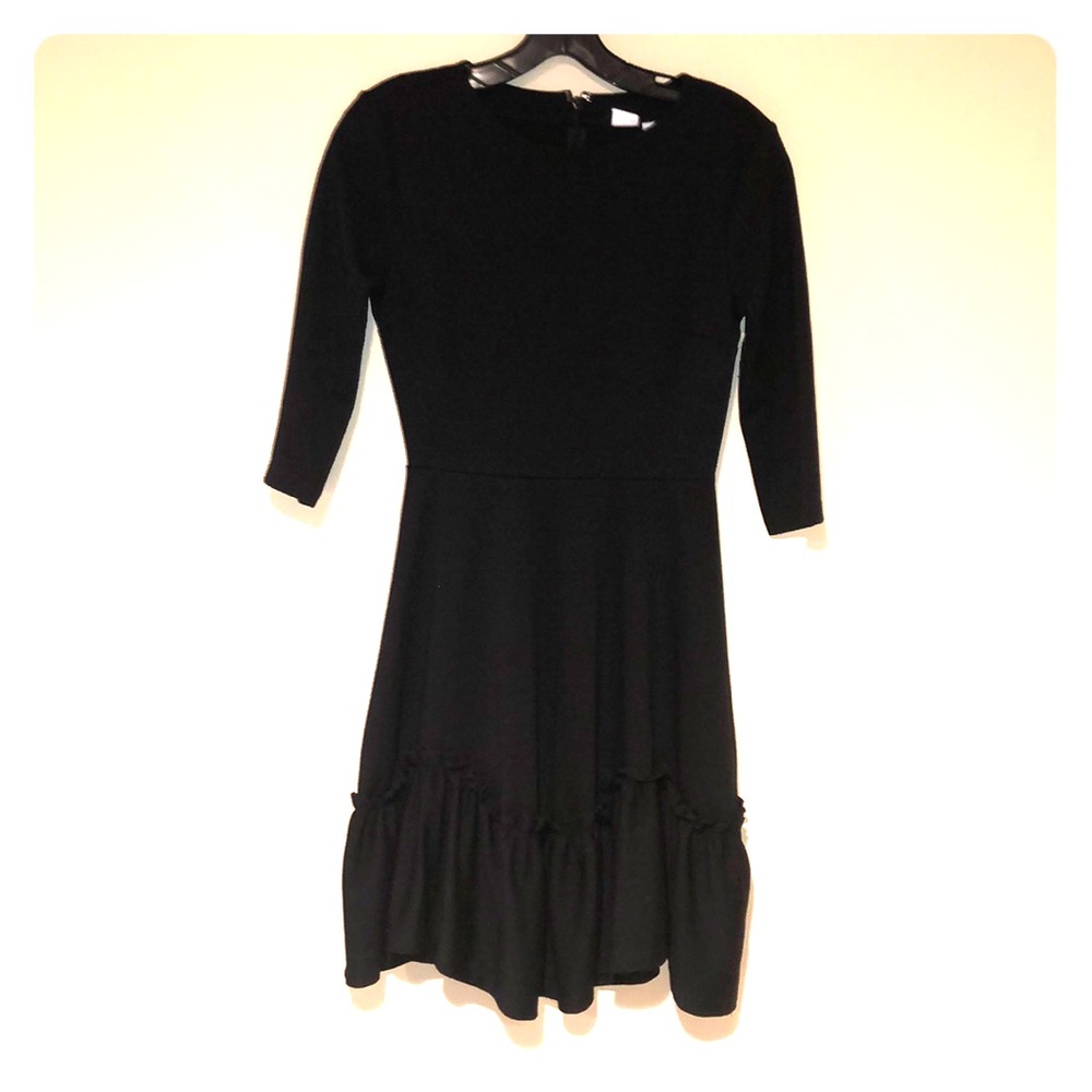 3/4 Sleeve ruffle dress